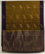 Pavithram Soft Silk Saree in Golden brown