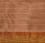 Peach Brown Kovai Cotton Saree