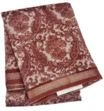 Pure Pastel Brown Chanderi Cotton Saree