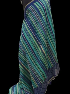 Pure Chanderi Silk In Multi Color Saree With Bandhani Print