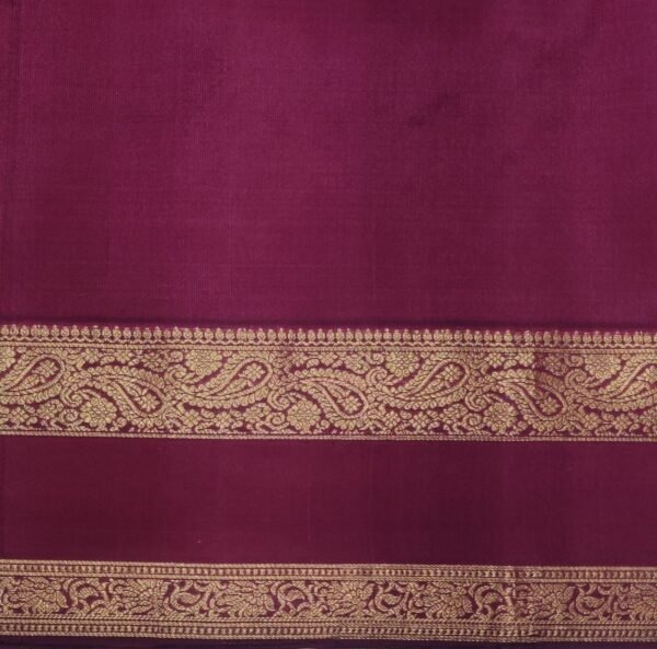 Pure Handloom Coral Orange Soft Silk Saree with Retta Pet Border