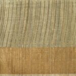 Pure Tussar Silk Saree with Kalamkari Prints & Zari Border