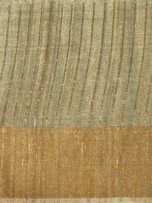 Kalamkari Pure Tussar Silk Saree In Blouse