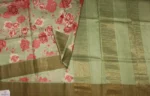 Sage Green Pure Tussar Silk Saree