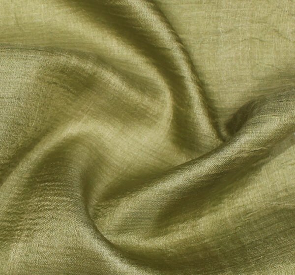Sage Green Pure Tussar Silk Saree