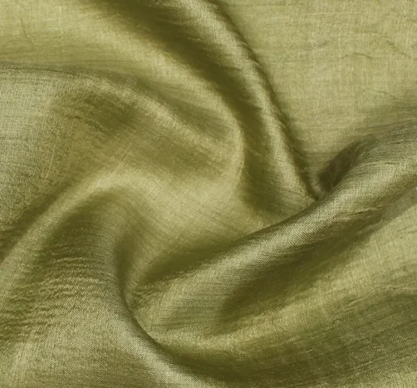 Sage Green Pure Tussar Silk Saree