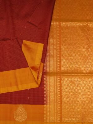 Signature Maroon Soft Silk Saree (3)
