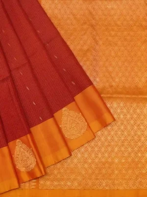 Signature Maroon Soft Silk Saree