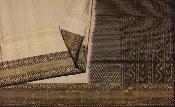 Signature Silver Grey Soft Silk Saree