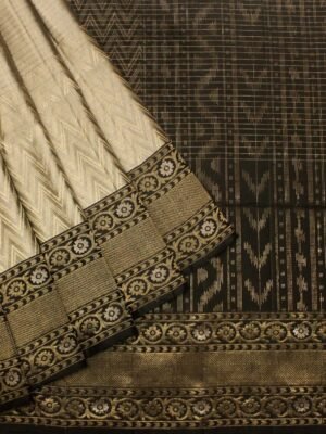 Signature Silver Grey Soft Silk Saree