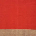 Pure Soft Silk Saree In Birch Black With Red Pallu