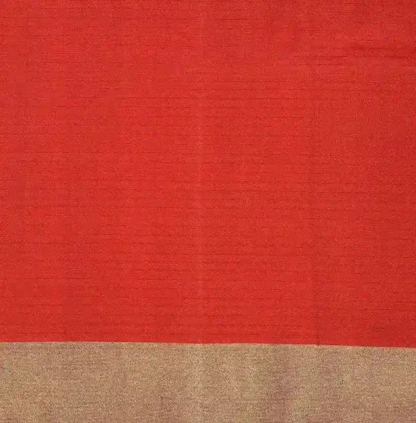 Pure Soft Silk Saree In Birch Black With Red Pallu