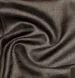 Pure Tussar Silk Saree In Charcoal Black