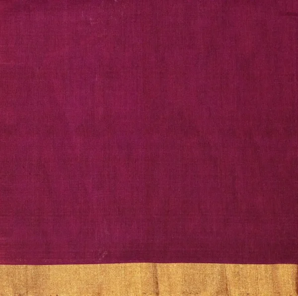 Pure Silk Cotton Saree In Coral Pink