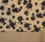Semi Tussar Saree In Cream Beige With Digital Floral