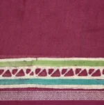 Pure Cream Chanderi Cotton Saree