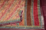 Pure Cream Chanderi Cotton Saree
