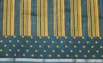 Deep Navy Chanderi Saree With Buttas
