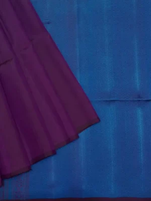 Pure Handloom Signature Soft Silk Saree In Dark Lavendar