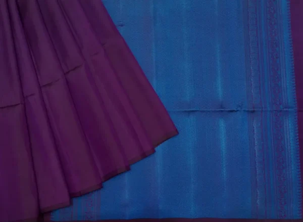 Pure Handloom Signature Soft Silk Saree In Dark Lavendar