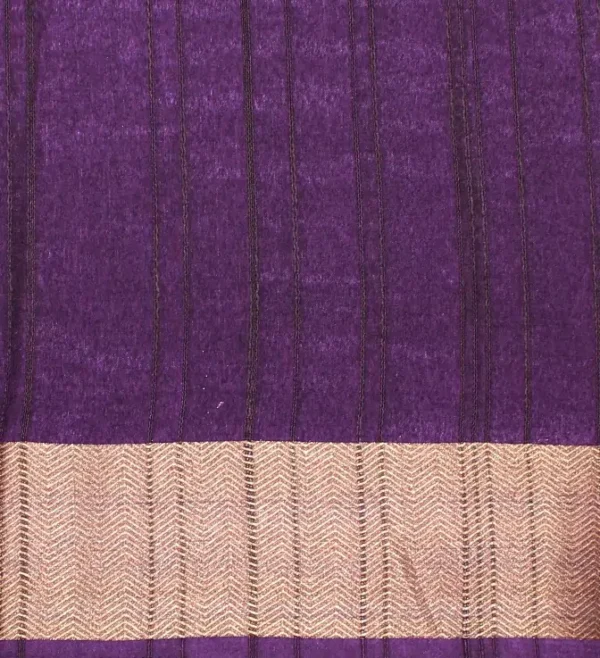 Dola Silk Saree In Dark Purple