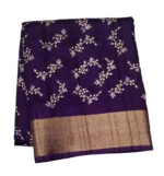 Dola Silk Saree In Dark Purple