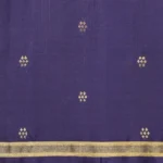 Pure Handloom Soft Silk Saree In Dark Purple Shade