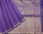 Pure Handloom Soft Silk Saree In Dark Purple Shade