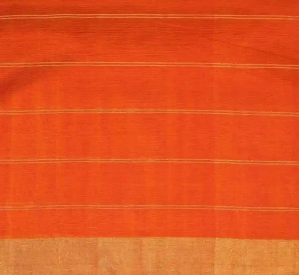 Silk Cotton Dark Red Saree In Checks Patterns