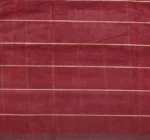 Pure Handloom Kovai Cotton Saree In Deep Maroon