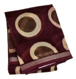 Pure Chanderi Cotton Saree In Deep Maroon