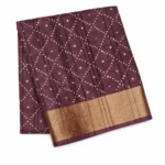 Dola Silk Saree In Deep Purple