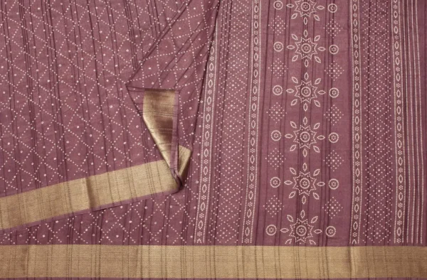 Dola Silk Saree In Deep Purple