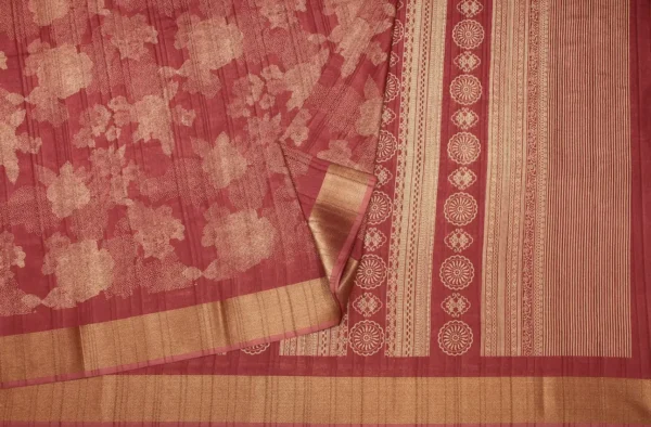 Dola Silk Saree In Dusty Pink
