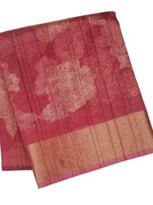 Dola Silk Saree In Dusty Pink