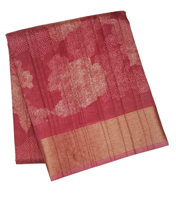 Dola Silk Saree In Dusty Pink