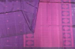Pure Handloom Raw Silk Saree In Dual Tone