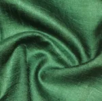 Pure Tussar Silk Saree In Emerald Green