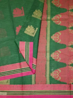 forest-green-kovai-cotton-saree-peacock-border-closeup.webp.webp
