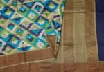 Pure Tussar Silk Saree In Geometric Design