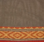 Handloom Pure Kovai Cotton Saree In Grey Shade