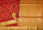Red Handloom Soft Silk Saree Pochampally