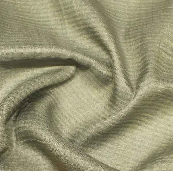 Pure Tussar Silk Saree In Ivory Biege