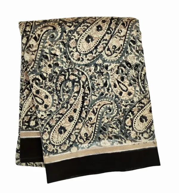 Pure Chanderi Cotton Saree In Ivory Cream Shade