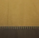 Handloom Pure Kovai Cotton Saree In Light Beige