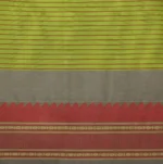 Olive Green In Kovai Cotton Saree In Threadwork Buttas