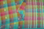 Pure Handloom Kovai Cotton Saree In Multi Shade