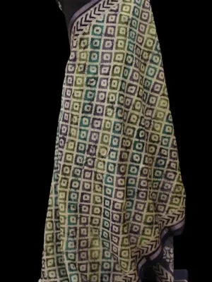 Multishade Pure Chanderi Cotton Saree In Manniqueen