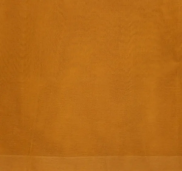 Pure Handloom Kovai Cotton Saree In Mustard Yellow