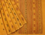 Pure Handloom Kovai Cotton Saree In Mustard Yellow
